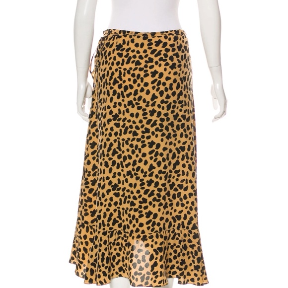 RIXO SILK SKIRT - Picture 3 of 3